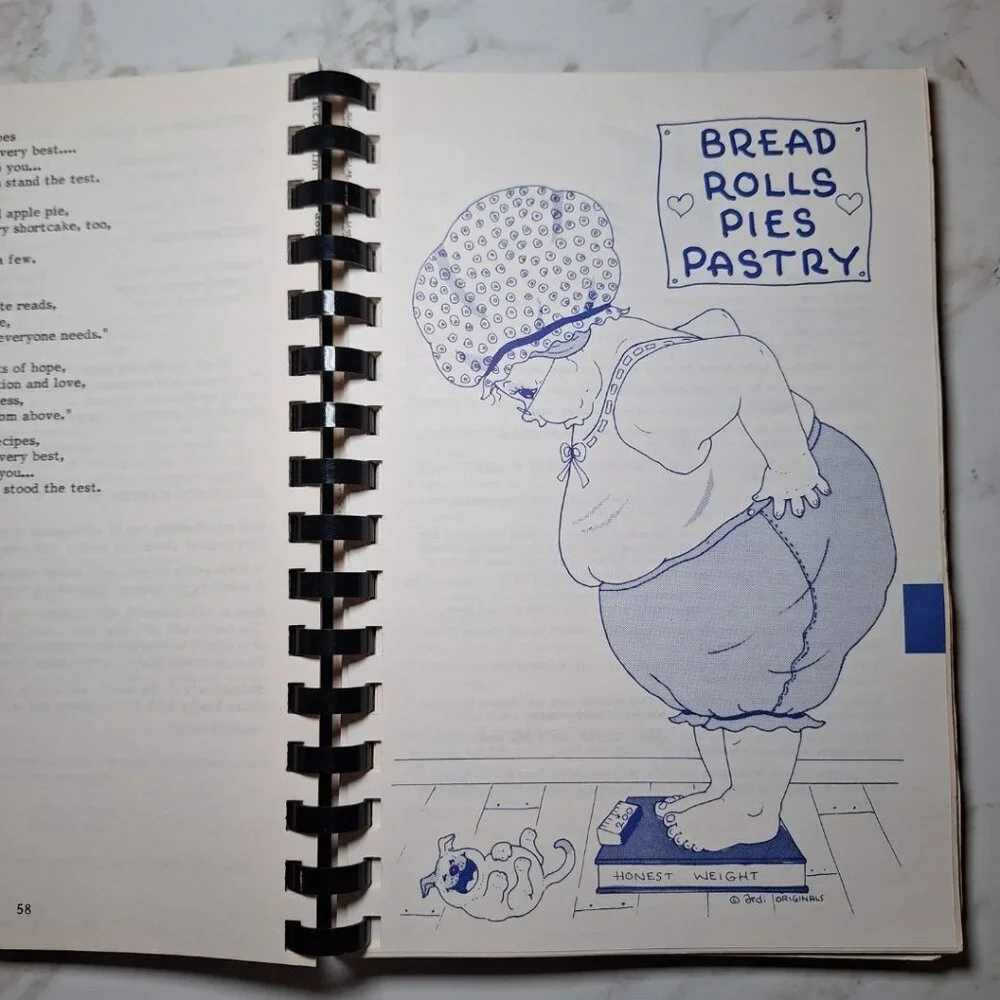 Bay Settlement Wisconsin Parish Cook Book Recipes Scratch Holy Cross Vintage 80s